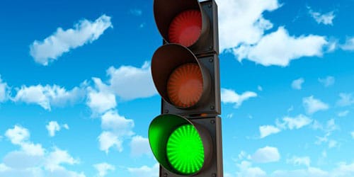 зеленый цвет светофора